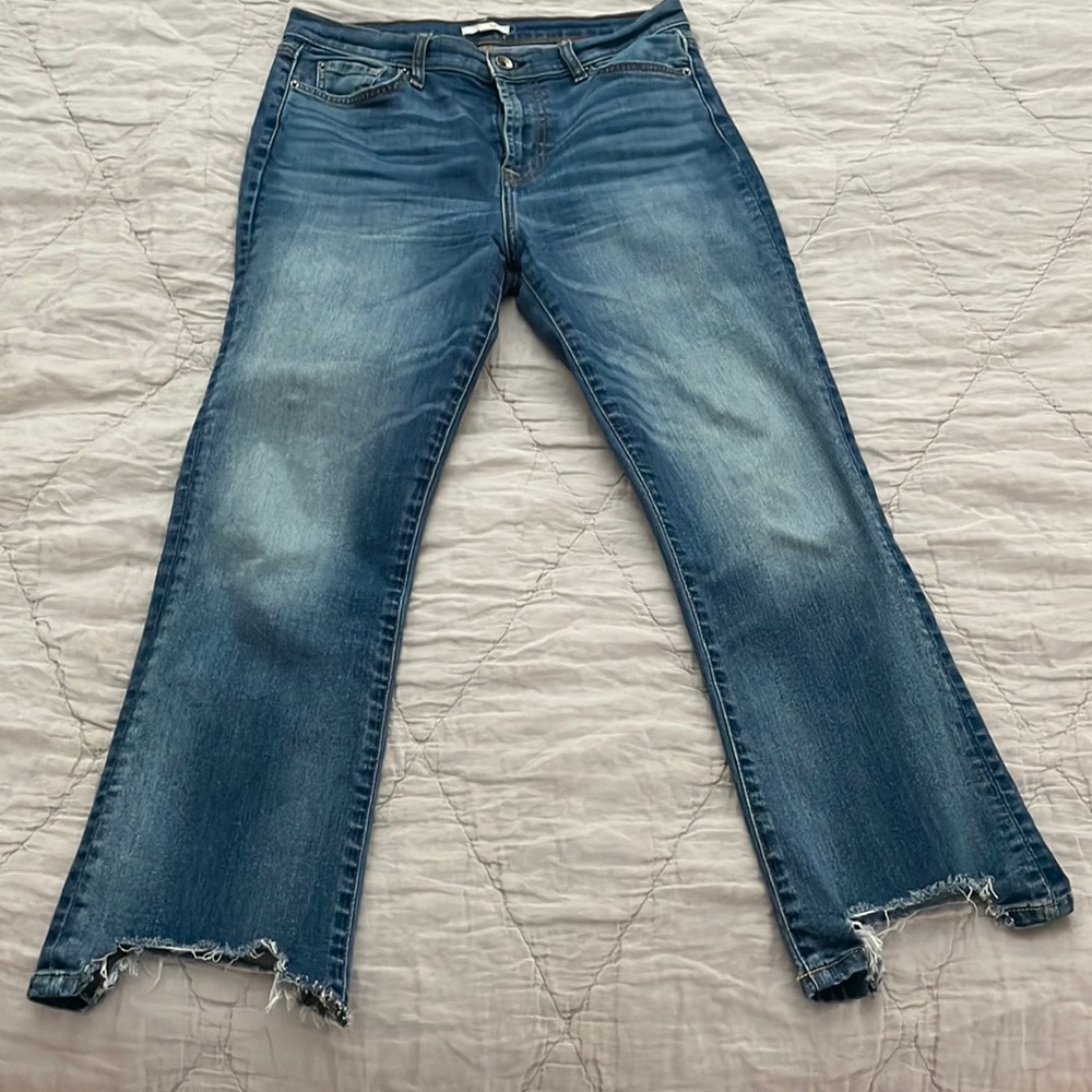 Splendid jean cropped rough hem 29
